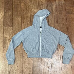 Forever 21 Heather Gray Casual Hoodie
